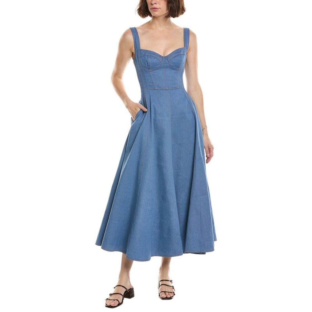 Nicholas Womens Anya Sleeveless Maxi Dress